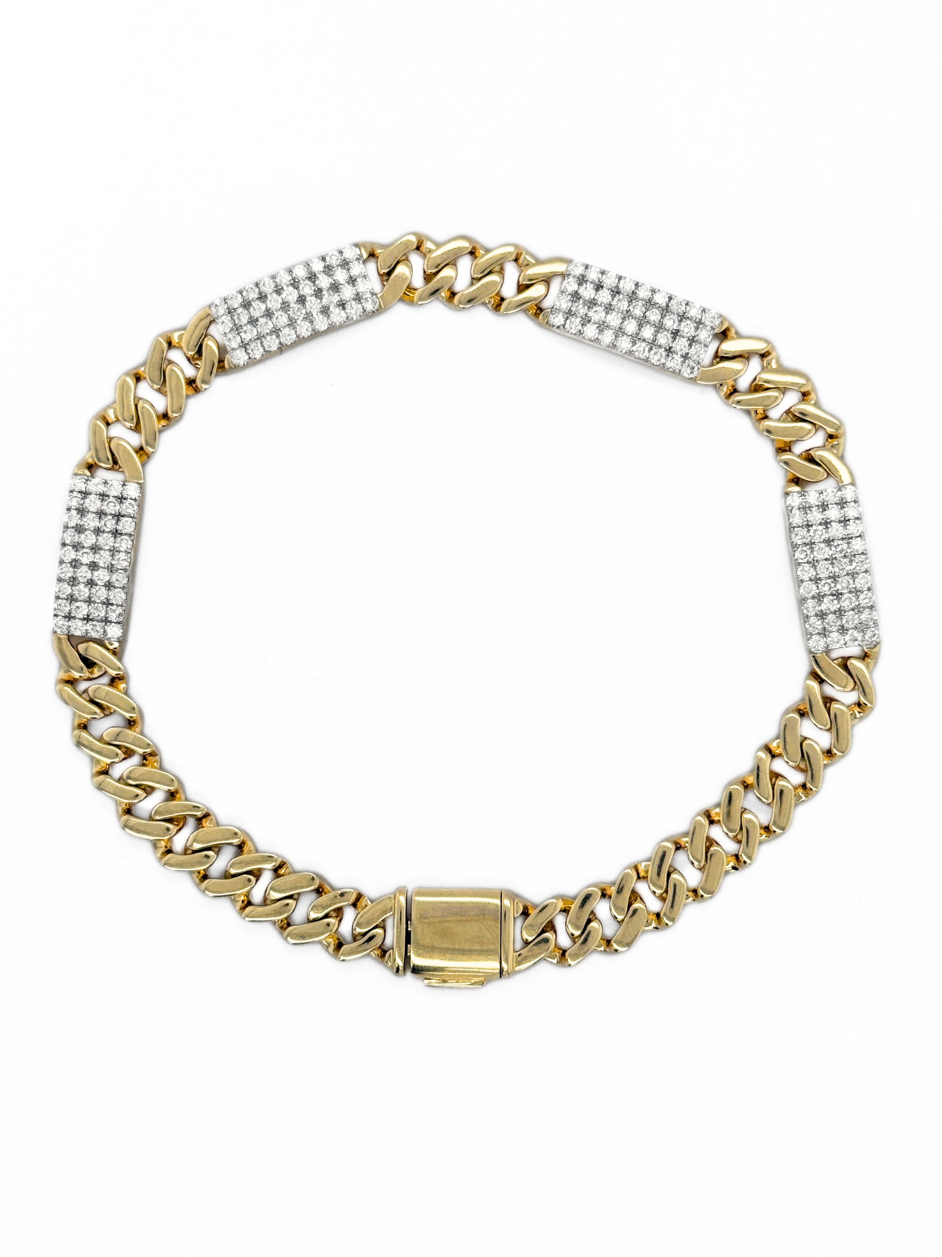4-LINK DIAMOND BRACELET-405308